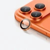 Szkło na obiektyw AMAZINGTHING AR Sapphire na iPhone 17 Pro / Pro Max - z pomarańczową ramką