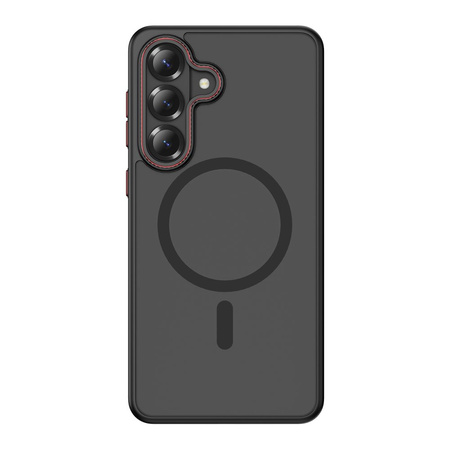 TECH-PROTECT MAGCAM MAGSAFE GALAXY S26 MATTE BLACK/RED