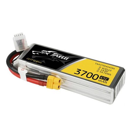 TATTU AKUMULATOR LIPO 3700MAH 14,8V 45C DO MODELI RC 4S1P SZYBKIE ŁADOWANIE