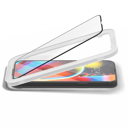 SZKŁO HARTOWANE SPIGEN ALM GLASS FC 2-PACK IPHONE 13 PRO MAX / 14 PLUS BLACK