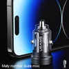 USAMS Ład. sam. C35 USB+USB-C 45WFast Charge czarny/black CC175CC01 (US-CC175)