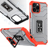 Crystal Ring Case pancerne hybrydowe etui pokrowiec + magnetyczny uchwyt iPhone 13 Pro czerwony