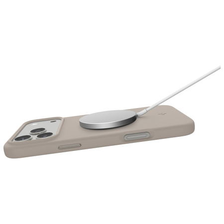 Etui Spigen Silicone Fit MAG MagSafe do  iPhone 17 Pro stone