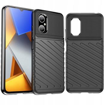 HURTEL ETUI ODPORNE DO XIAOMI POCO M4 5G PANCERNY SILIKONOWY POKROWIEC