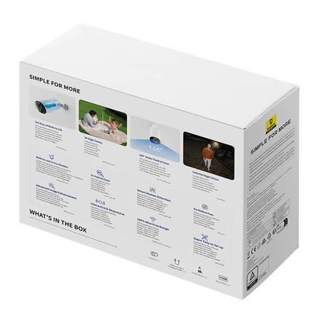 BASEUS KAMERA B1 2K DO MONITORINGU ZEWNĘTRZNEGO Z WODOODPORNOŚCIĄ IP65