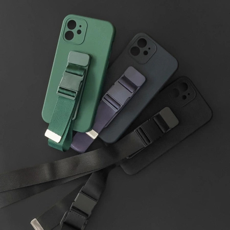 HURTEL ROPE CASE ETUI DO XIAOMI POCO X3 NFC Z SMYCZĄ I ŁAŃCUSZKIEM OCHRONNE