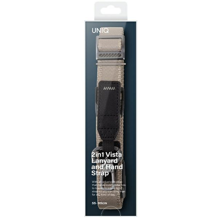 UNIQ VISTA SMYCZ 2W1 UNIWERSALNA ZIELONA DARK KHAKI Z OPASKĄ DO TELEFONÓW