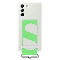 SAMSUNG ETUI SILICONE COVER DO GALAXY S21 G990 Z PASKIEM I WYSOKIEJ