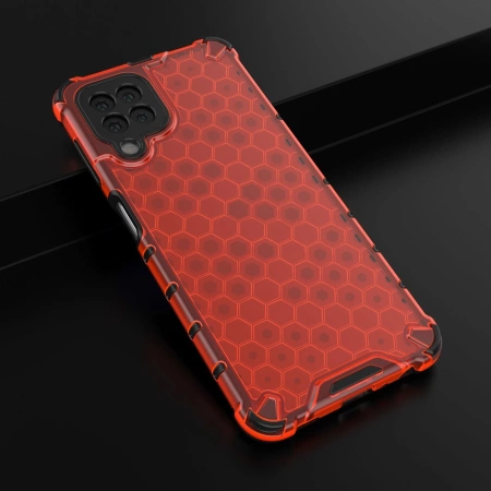HURTEL ETUI PANCERNE DO SAMSUNG GALAXY A22 4G Z ŻELOWĄ RAMKĄ WZMOCNIONE