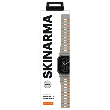 Pasek Skinarma Gemini do Apple Watch     49/46/45/44 mm szary