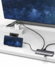 Adapter do laptopa CO2, Hub 9w1, USB-C, HDMI ,4K, karta SD , karta Micro SD, Ethernet Gigabit, Jack 3,5 mm, Space gray 0044