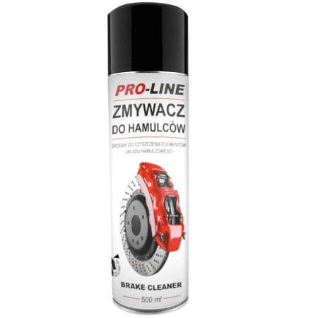 PRO-LINE ZMYWACZ DO CZYSZCZENIA HAMULCÓW I UKŁADÓW HAMULCOWYCH SPRAY 500 ML
