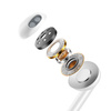 Słuchawki do telefonu Mcdodo przewodowe Element USB typ-C białe