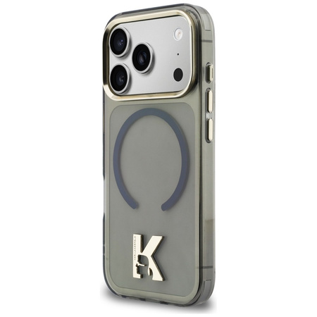 Etui Karl Lagerfeld IML K Head Logo MagSafe do iPhone 17 Pro czarny