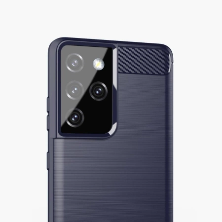 HURTEL ETUI CARBON CASE DO SAMSUNG GALAXY S21 ULTRA 5G ELASTYCZNE POKROWIEC