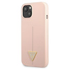 Guess GUHCP13SSLTGP iPhone 13 mini 5,4" różowy/pink hardcase Silicone Triangle