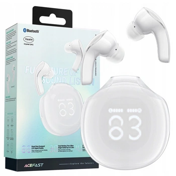 Słuchawki bezprzewodowe Acefast T9 Bluetooth 5.3 douszne - białe