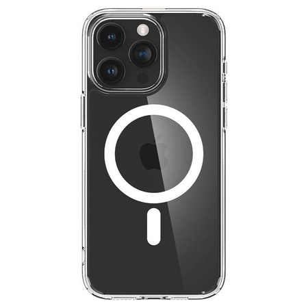 Spigen Crystal Hybrid MagSafe, white - iPhone 15 Pro Max