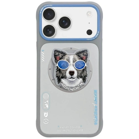 NIMMY ETUI GLASSES COOL DOG MAGSAFE DO IPHONE 17 PRO OCHRONA