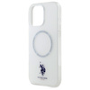 US POLO ASSN ETUI DO IPHONE 16 PRO MAX 6.9 DO MAGSAFE Z RINGIEM BIAŁYM