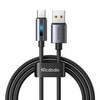 MCDODO USB-C FAST CHARGING CABLE FOR SAMSUNG XIAOMI TYPE C 6A 100W 1M LED