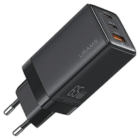 USAMS ADAPTER SIECIOWY 2XUSB-C 65W DO MAGSAFE PD3.0 QC3.0 SZYBKIE ŁADOWANIE