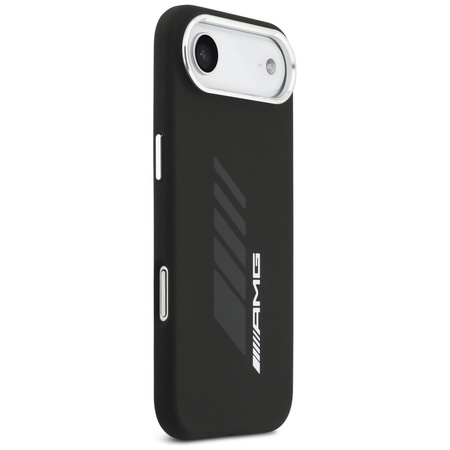 Etui AMG Silicone Oversize Rhombs        MagSafe do iPhone Air czarny