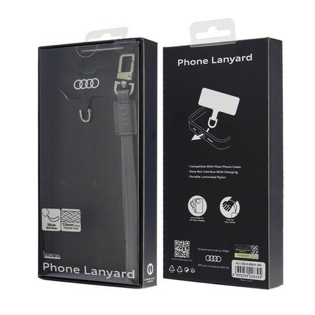 AUDI UNIWERSALNA SMYCZ DO TELEFONU 28CM SKÓRA DO MAGSAFE IPHONE 12 13 14