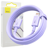 Kabel do szybkiego ładowania / transferu danych USB-C  - Lightning PD 20W 1m Baseus Superior Series - fioletowy