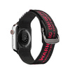 Dux Ducis Strap (Outdoor  Version) pasek Apple Watch Ultra, SE, 8, 7, 6, 5, 4, 3, 2, 1 (49, 45, 44, 42  mm) nylonowa opaska bransoleta czarno-czerwony