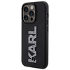 KARL LAGERFELD CASE POKROWIEC HARDCASE DO IPHONE 15 PRO MAX 6.7 RUBBER LOGO