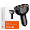 MCDODO MOCNA SZYBKA ŁADOWARKA SAMOCHODOWA Z MIERNIKIEM 3XUSB USB-C 128W LED