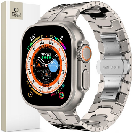 TECH-PROTECT STAINLESS LINE PASEK DO APPLE WATCH 6 7 8 9 10 SE ULTRA 1 2