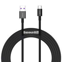 BASEUS KABEL USB - USB TYP C 66 W (11 V / 6 A) HUAWEI SUPERCHARGE SCP 2 M CZARNY