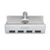 ORICO HUB WIELOFUNKCYJNY MH4PU DO LAPTOPA 4x USB-A 3.0 Z WYJŚCIEM DO DYSKÓW