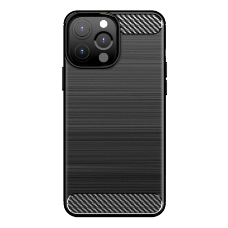 HURTEL CARBON CASE ETUI DO IPHONE 13 PRO Z ELASTYCZNYM POKROWCEM OCHRONNYM