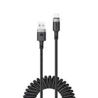 ACEFAST KABEL USB-A DO USB-C SPRĘŻYNOWY 480Mb/s 3A 1.2M DO TELEFONÓW XIAOMI