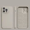 Silicone case etui iPhone 14 Plus silikonowy pokrowiec beżowe