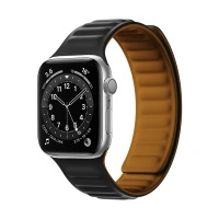 Magnetic Strap pasek do Watch 7/8 41mm magnetyczna opaska bransoleta bransoletka czarny