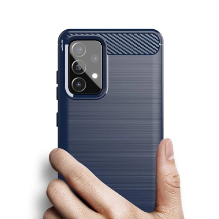 HURTEL CARBON CASE ELASTYCZNE DO SAMSUNG GALAXY A72 4G POKROWIEC NA TELEFON