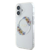 GUESS ETUI HARDCASE IML FLOWERS WREATH DO MAGSAFE DO IPHONE 16 PLUS 6.7