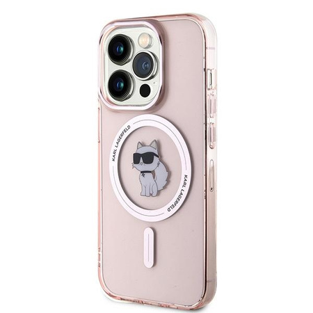 KARL LAGERFELD ETUI HARDCASE DO IPHONE 14 PRO MAX Z MAGNETYCZNYM STANDEM