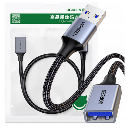 UGREEN KABEL USB 3.0 PRZEDŁUŻACZ DO LAPTOP PC PS4 PS5 0 5M WYDAJNY TRANSFER