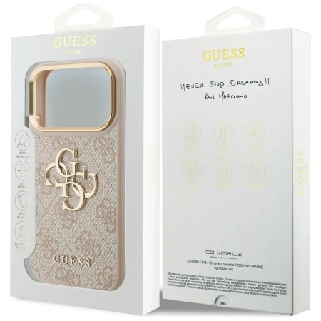 GUESS ETUI 4G BIG CLASSIC LOGO DO IPHONE 17 PRO MAX WYSOKIEJ