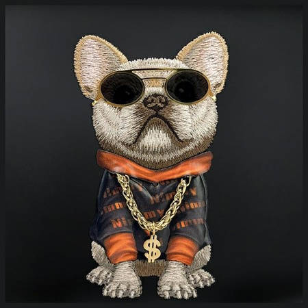 Nimmy Nerka na ramię czarny/black        Crossbody Glasses Cool Dog