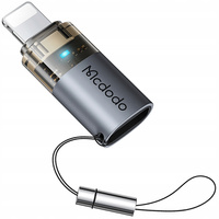MCDODO ADAPTER PRZEJŚCIÓWKA USB-C USB TYP C DO LIGHTNING IPHONE 13 14 LED