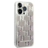 Karl Lagerfeld KLHCP14LLMNMS iPhone 14 Pro 6,1" hardcase srebrny/silver Liquid Glitter Monogram