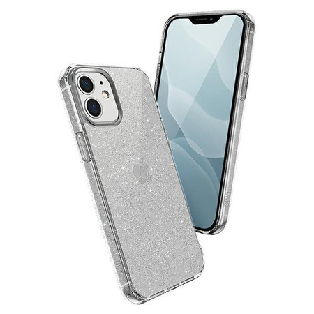 UNIQ etui LifePro Tinsel iPhone 12 mini 5,4" przezroczysty/lucent clear