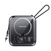 Joyroom powerbank indukcyjny 10000mAh Icy Series 22.5W z wbudowanym kablem USB C czarny (JR-L006)