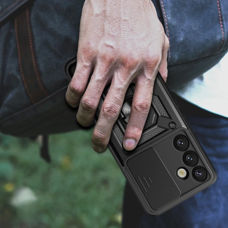 HURTEL ETUI PANCERNE HYBRID ARMOR CAMSHIELD DO SAMSUNG GALAXY S25+ Z OSŁONĄ